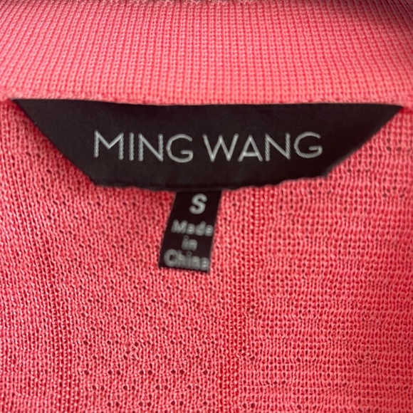 Ming Wang EUC Size Small Knit Salmon Suit Jacket - Picture 9 of 10